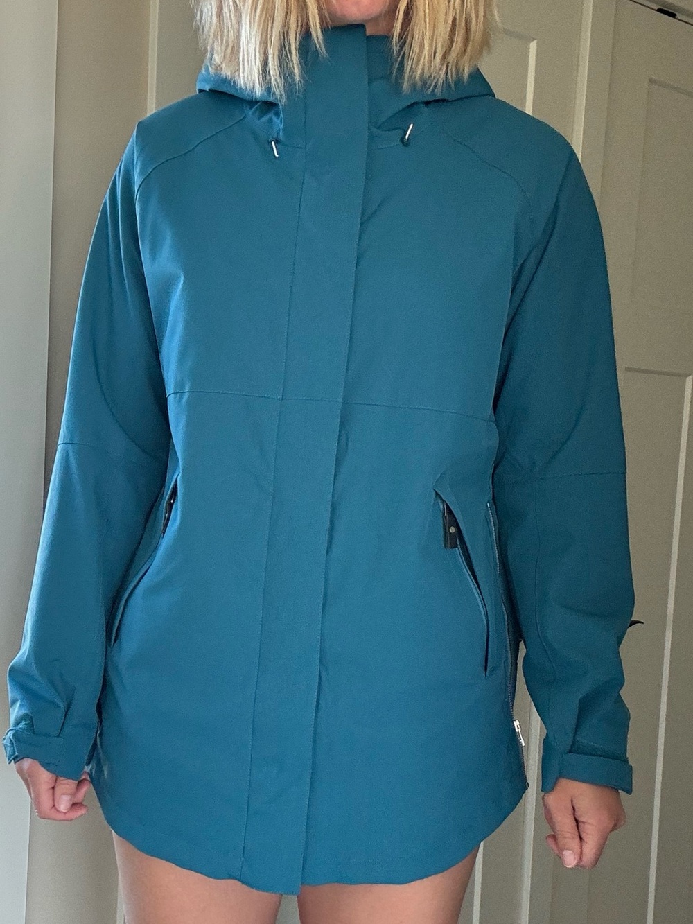 Burton Teal Hooded Ski Jacket